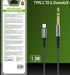 AS-51175 Type-C To Male 6.35 Cable 1.5m